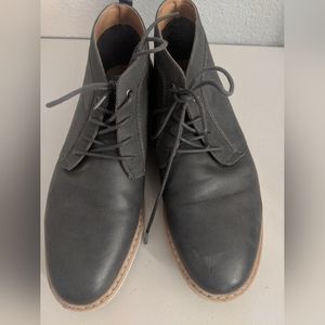 Mens Granger Chukka Charcoal Ankle Boots Shoe Businesscasual Size 12